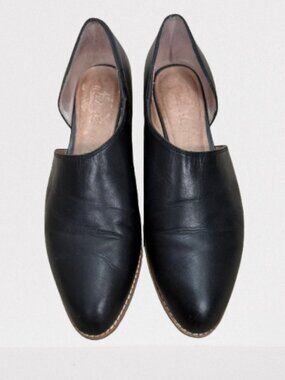 Madewell The Lucie Shoe in Leather Size 11 in Black